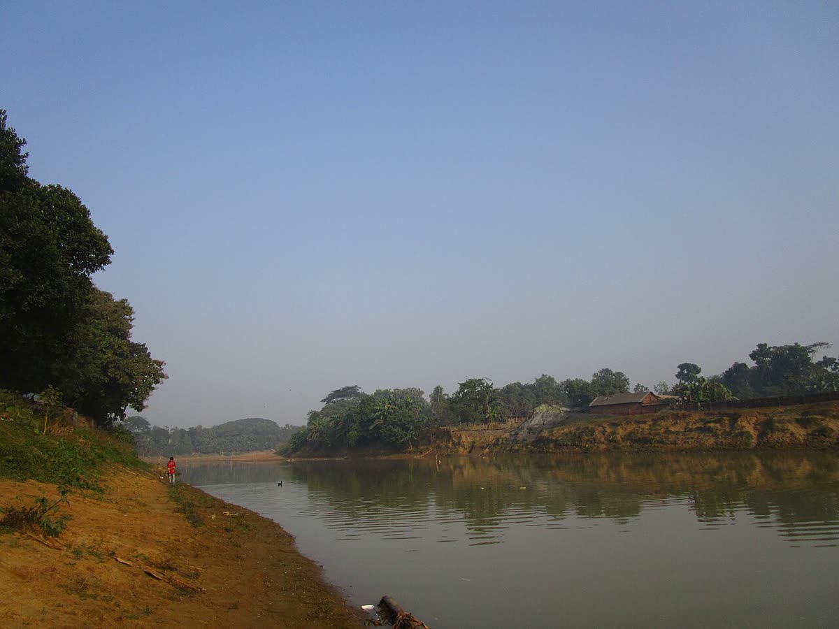 নালিতাবাড়ীর তারাগঞ্জের ঘাট থেকে ভোগাই নদী